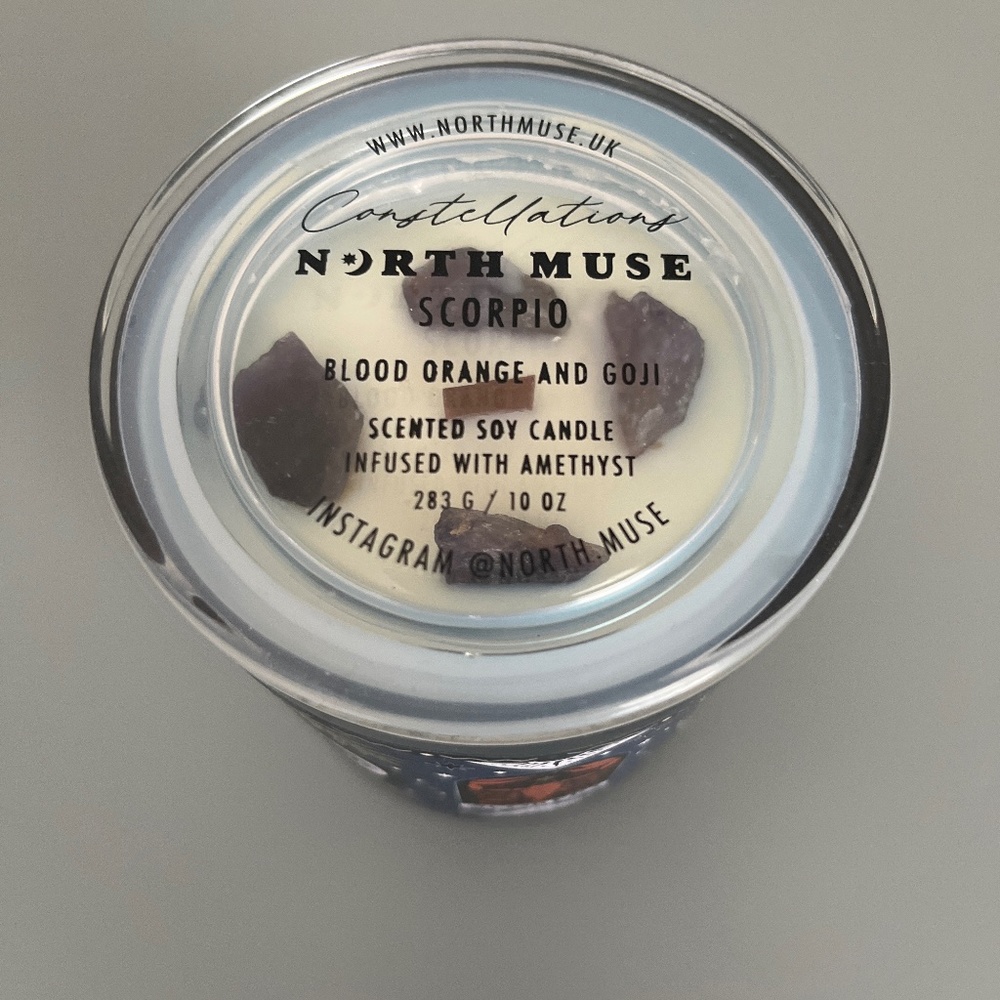 COPY - COPY - North Muse Constellations Scorpio Candle